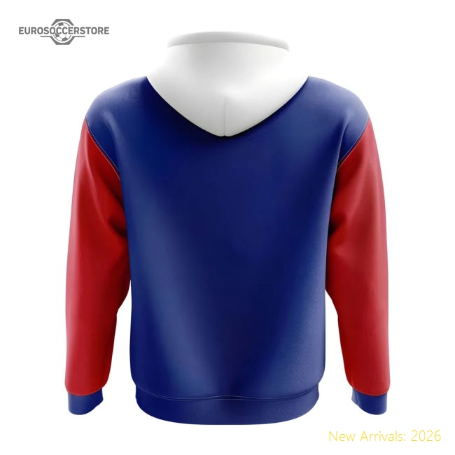 North Korea Concept Country Football Hoody (Blue)-Football Shirts Shop