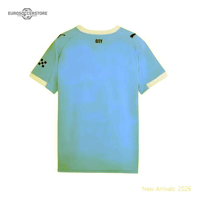 2025-2026 Man City Home Shirt (Kids)-Football Shirts Shop