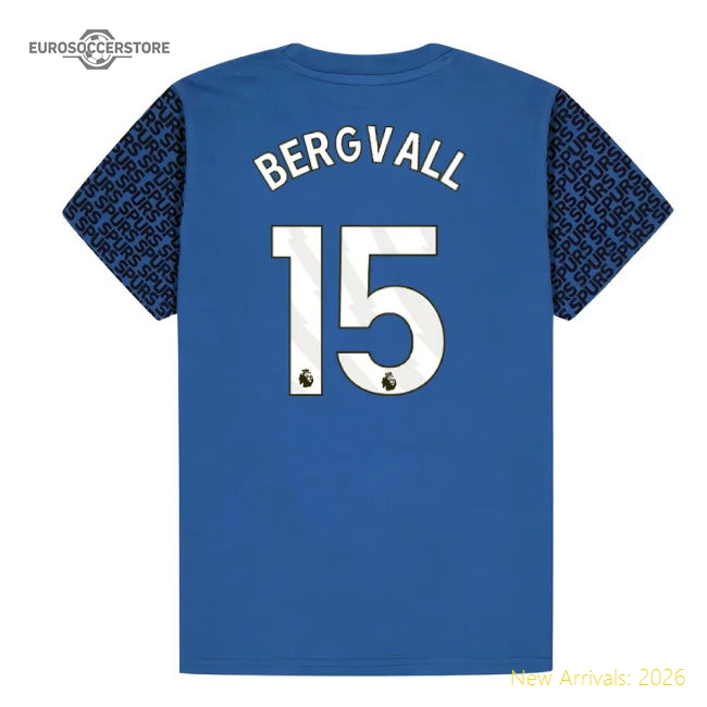 Tottenham Hotspur Graphic T-shirt (Blue) - Kids (Bergvall 15)-Football Shirts Shop