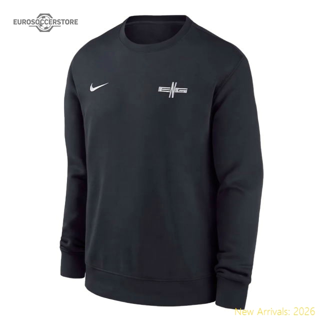 2024-2025 England Fleece Sweatshirt (Navy)-Football Shirts Shop
