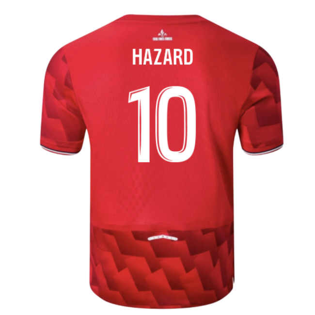 2025-2026 Lille Home Shirt (Hazard 10)-Football Shirts Shop
