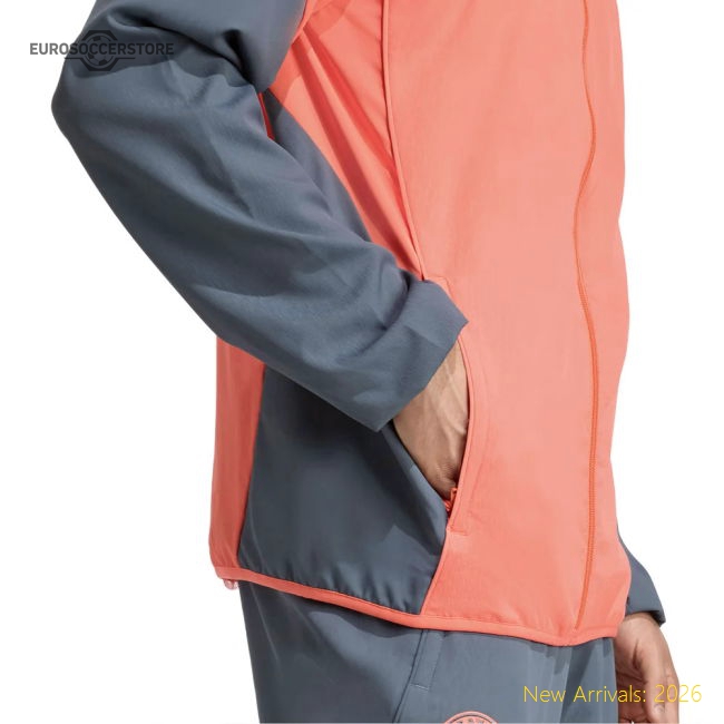 2025-2026 Bayern Munich Presentation Jacket (Easy Coral)-Football Shirts Shop
