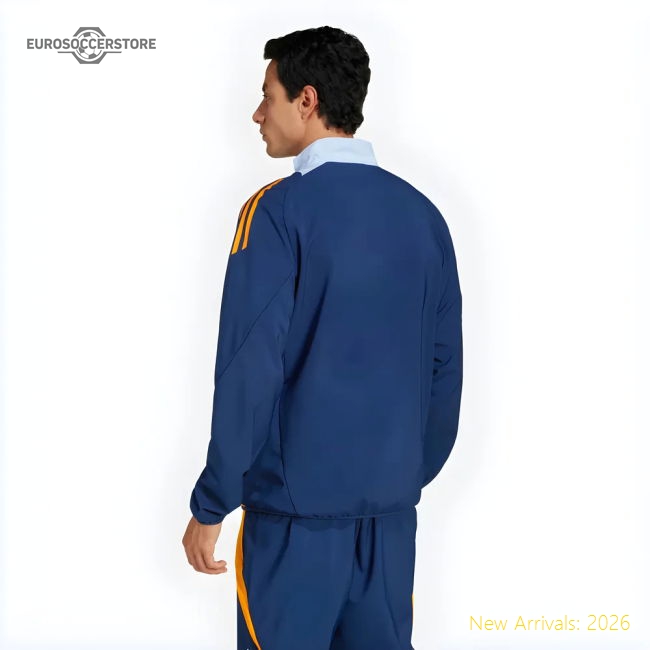 2024-2025 Real Madrid Presentation Jacket (Navy)-Football Shirts Shop