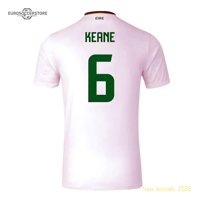 2024-2025 Republic of Ireland Away Shirt (Keane 6)-Football Shirts Shop