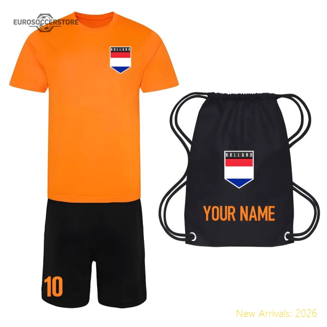 Personalised Holland Training Kit Package-Football Shirts Shop