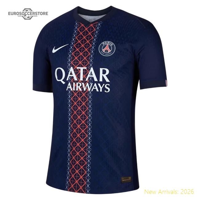 2025-2026 PSG Home Dri-Fit ADV Authentic Shirt (Vitinha 17)-Football Shirts Shop