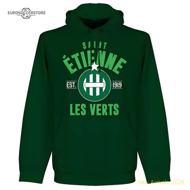 Etienne Established Hoodie - Bottle Green-Football Shirts Shop
