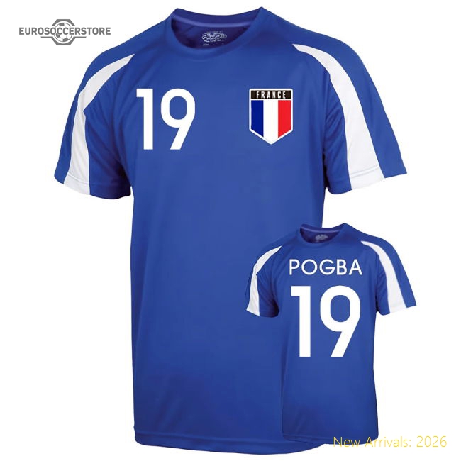 France Sports Training Jersey (pogba 19) - Kids-Football Shirts Shop