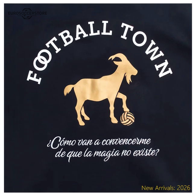 Argentina Messi Hoodie El Sol GOAT (Black)-Football Shirts Shop