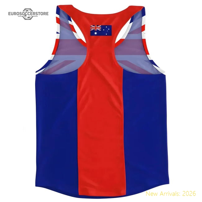 Australia Flag Running Vest-Football Shirts Shop