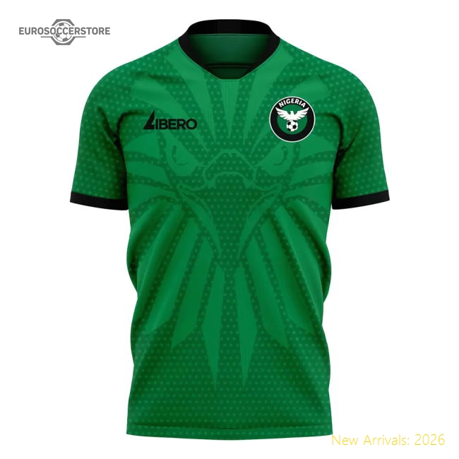 Nigeria 2025-2026 Home Concept Football Kit (Libero) (Your Name)-Football Shirts Shop