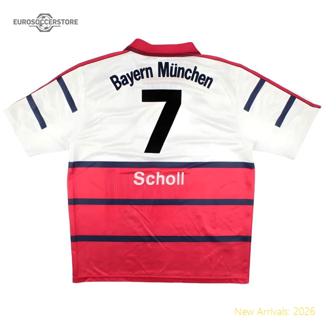 Bayern Munich 1998-00 Away Shirt (L) Scholl #7 (Excellent)-Football Shirts Shop