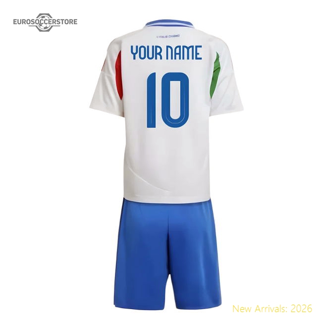 2024-2025 Italy Away Mini Kit (Your Name)-Football Shirts Shop