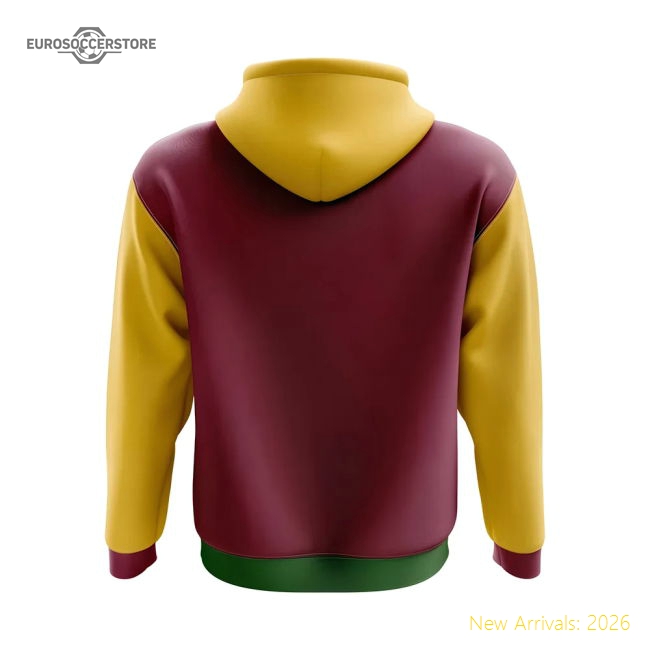 Sri Lanka Concept Country Football Hoody (Red)-Football Shirts Shop