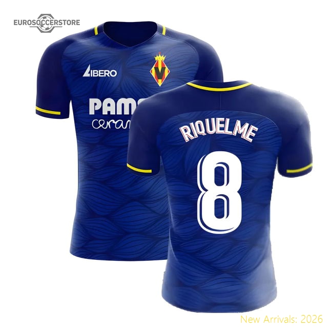 Villarreal 2025-2026 Away Concept Football Kit (Libero) (RIQUELME 8)-Football Shirts Shop