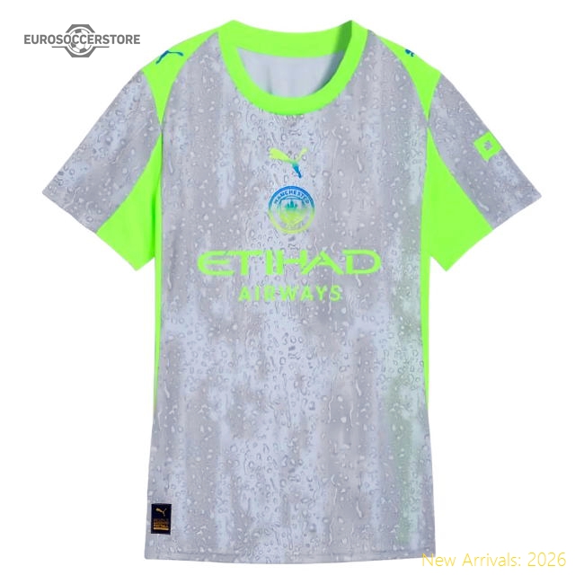 2025-2026 Man City Third Shirt (Womens) (Cherki 10)-Football Shirts Shop