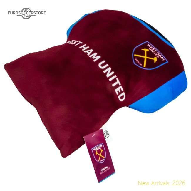 West Ham United FC Shirt Cushion-Football Shirts Shop