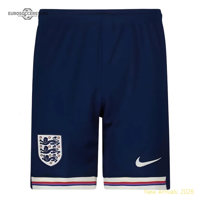 2024-2025 England Home Shorts (Navy) - Kids-Football Shirts Shop