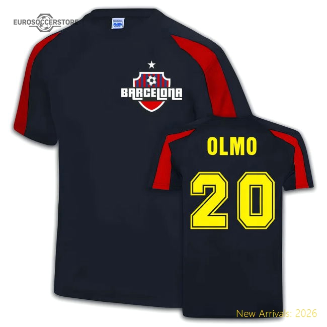 Barcelona Sports Training Jersey (Dani Olmo)-Football Shirts Shop