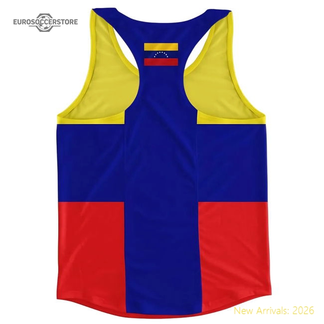 Venezuela Flag Running Vest-Football Shirts Shop