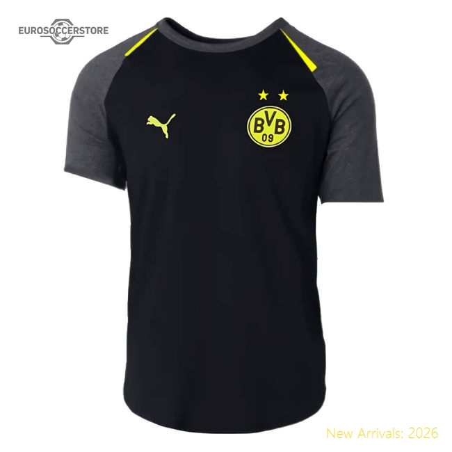 2023-2024 Borussia Dortmund Casuals Tee (Black) (Reus 11)-Football Shirts Shop