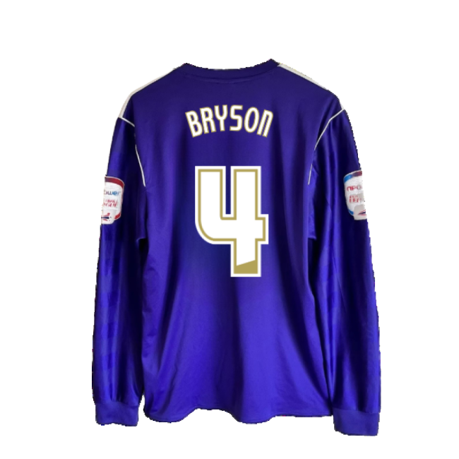 Derby County 2011-12 Away Long Sleeve Shirt (M) (Excellent) (Bryson 4)-Football Shirts Shop