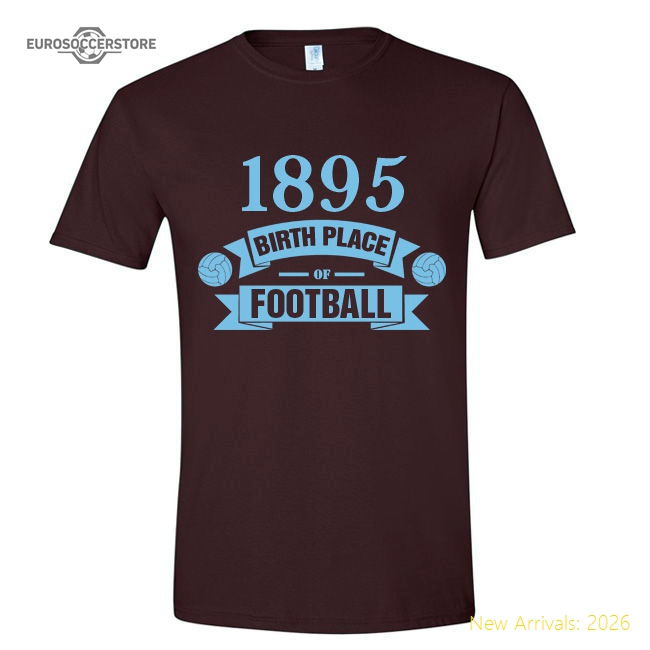 West Ham Birth Of Football T-shirt (claret)-Football Shirts Shop
