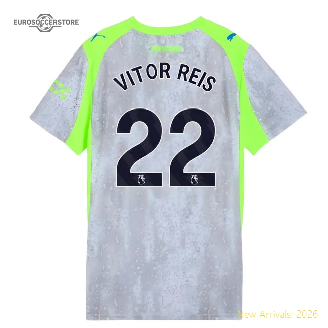 2025-2026 Man City Third Shirt (Womens) (Vitor Reis 22)-Football Shirts Shop