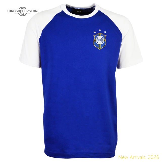 Brazil 2018 Raglan Away Retro Football Shirt-Football Shirts Shop