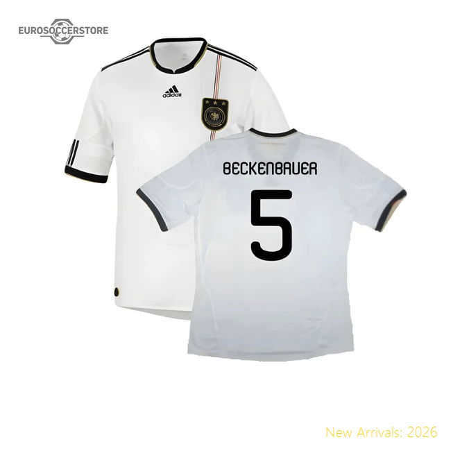 Germany 2010-11 Home Shirt ((Excellent) XL) (BECKENBAUER 5)-Football Shirts Shop