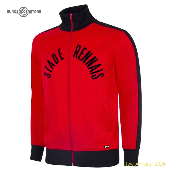 Stade Rennais 1970-71 Retro Football Jacket-Football Shirts Shop