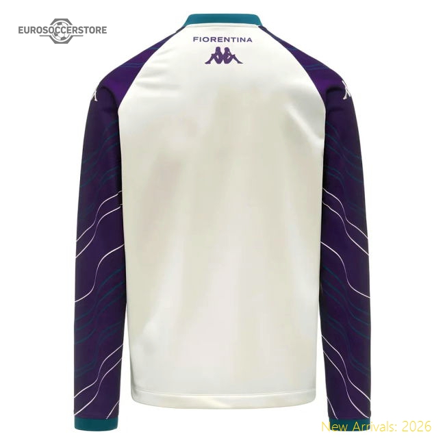 2025-2026 Fiorentina Presentation Jacket (White-Violet)-Football Shirts Shop