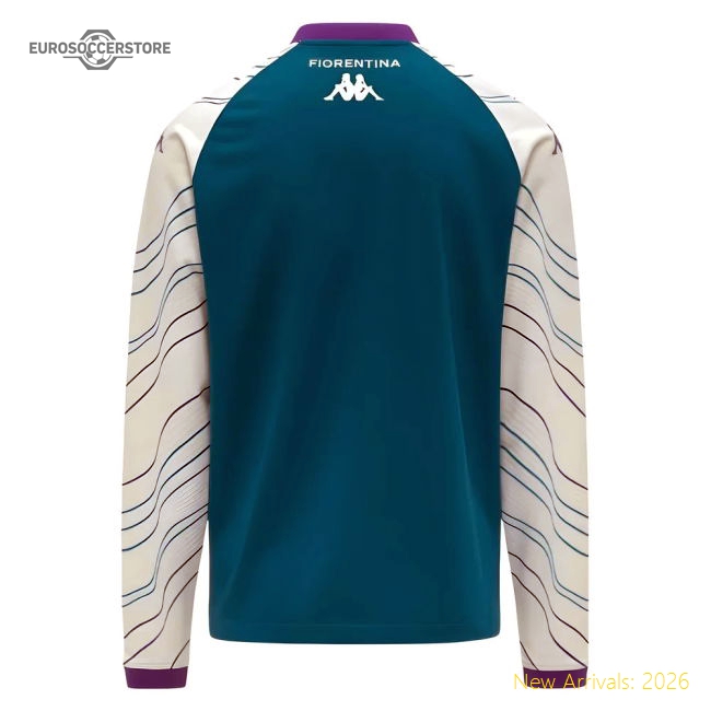 2025-2026 Fiorentina Presentation Jacket (Turquoise)-Football Shirts Shop