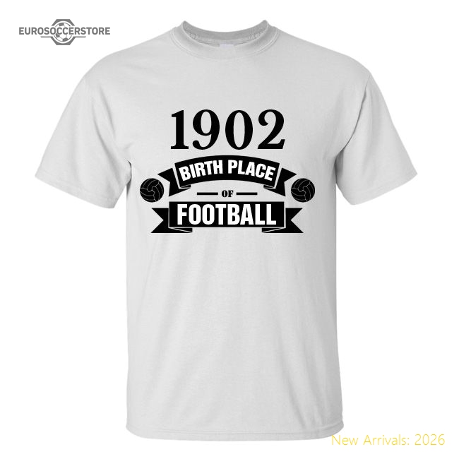 Real Madrid Birth Of Football T-shirt (white) - Kids-Football Shirts Shop