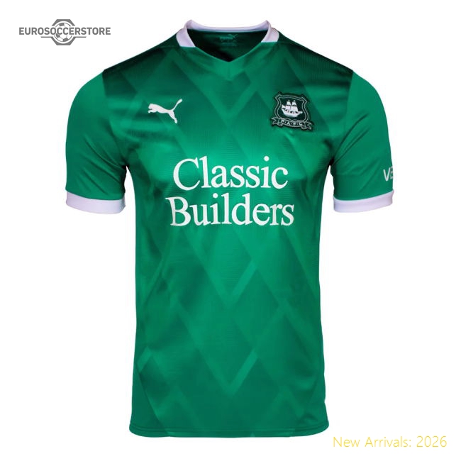 2024-2025 Plymouth Argyle Home Shirt-Football Shirts Shop