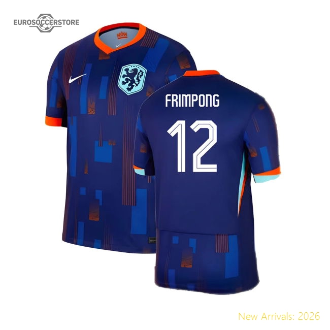 2024-2025 Netherlands Away Shirt (Frimpong 12)-Football Shirts Shop