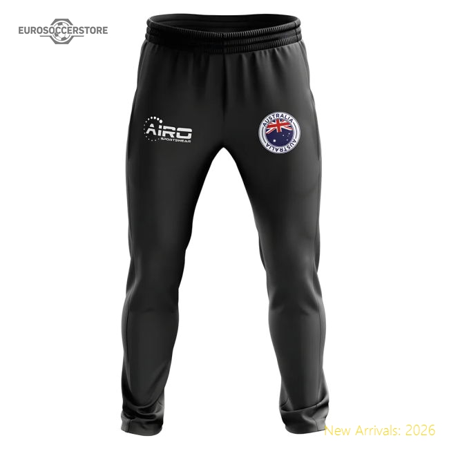 Australia Concept Football Training Pants (Black)-Football Shirts Shop