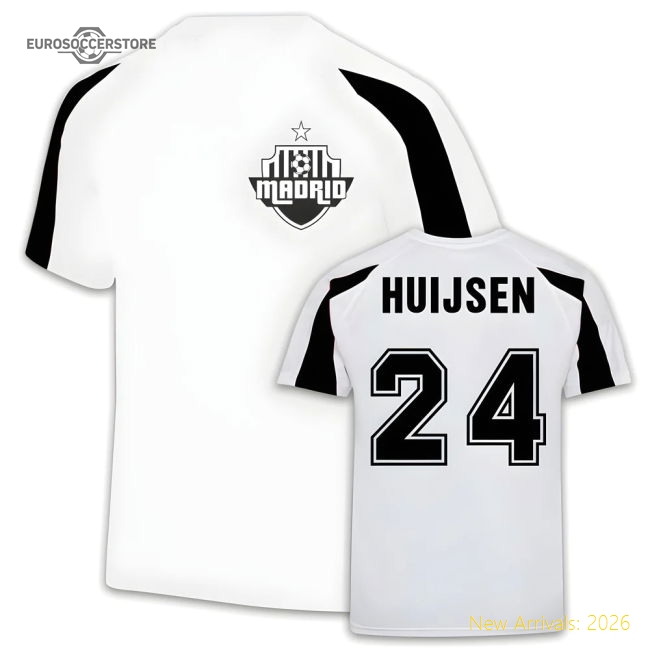 Real Madrid Sports Training Jersey (Huijsen)-Football Shirts Shop