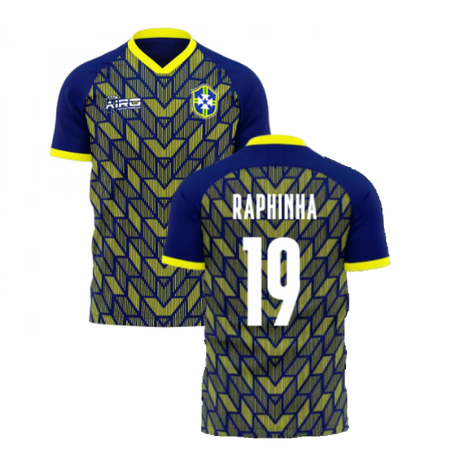 Brazil 2025-2026 Special Edition Concept Football Kit (Airo) (RAPHINHA 19)-Football Shirts Shop