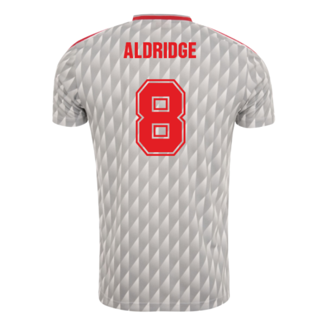 1989-1991 Liverpool Away Candy Retro Shirt (Aldridge 8)-Football Shirts Shop
