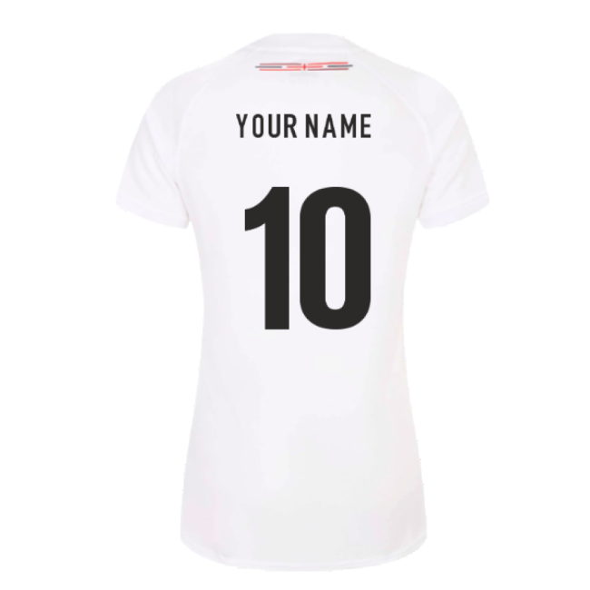 2023-2024 England Rugby Home Replica Shirt (Womens) (Your Name)-Football Shirts Shop