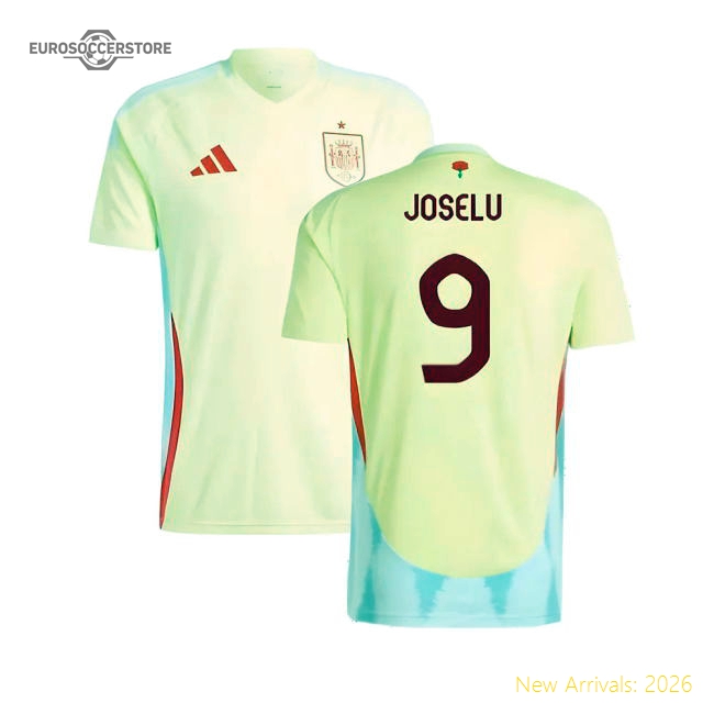 2024-2025 Spain Away Shirt (Joselu 9)-Football Shirts Shop