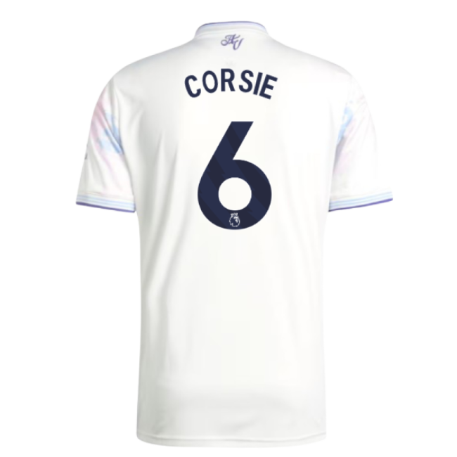 2025-2026 Aston Villa Third Shirt (Corsie 6)-Football Shirts Shop
