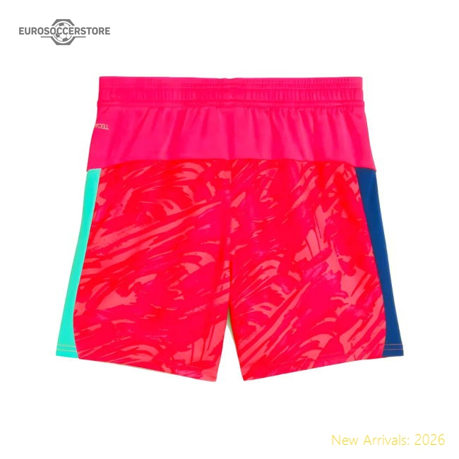 2025-2026 Man City Goalkeeper Home Shorts (Pink) - Kids-Football Shirts Shop