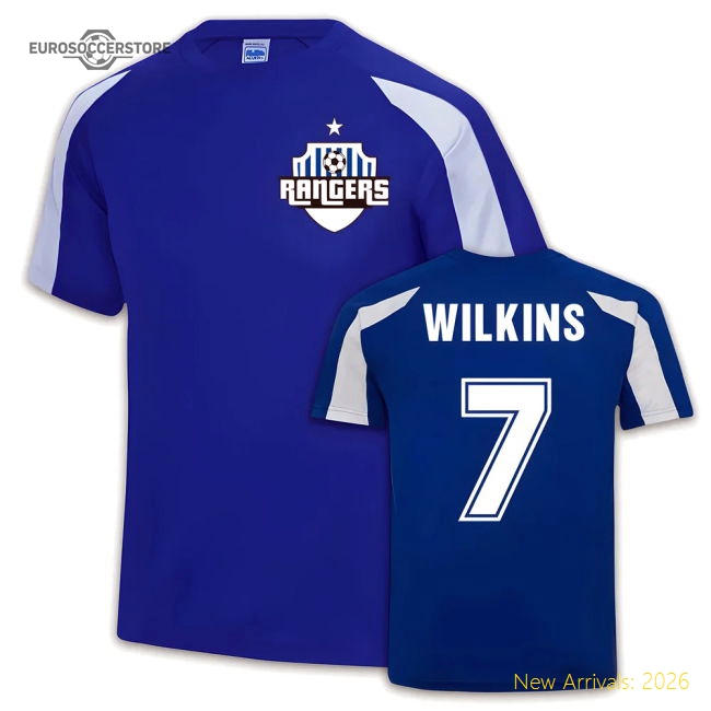 QPR Sports Training Jersey (Ray Wilkins 7)-Football Shirts Shop