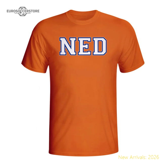Holland Country Iso T-shirt (orange)-Football Shirts Shop