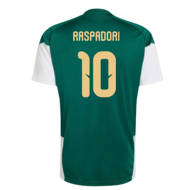 2026-2027 Italy Training Jersey (Green) (Raspadori 10)-Football Shirts Shop
