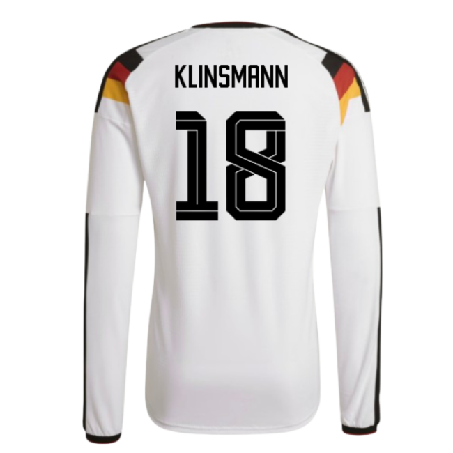 2026-2027 Germany Authentic Long Sleeve Home Shirt (Klinsmann 18)-Football Shirts Shop