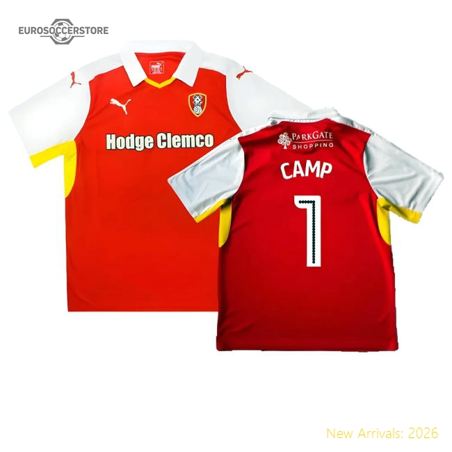 Rotherham 2016-17 Home Shirt ((Good) XL) (Camp 1)-Football Shirts Shop