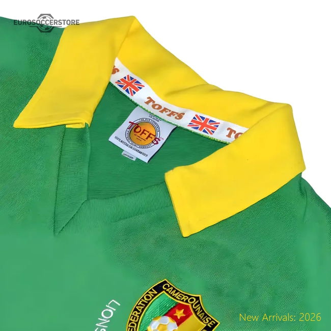 Cameroon 1982 World Cup Retro Football Shirt-Football Shirts Shop